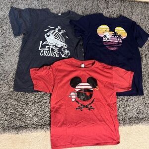 Boys Youth Large YL Disney Cruise shirts